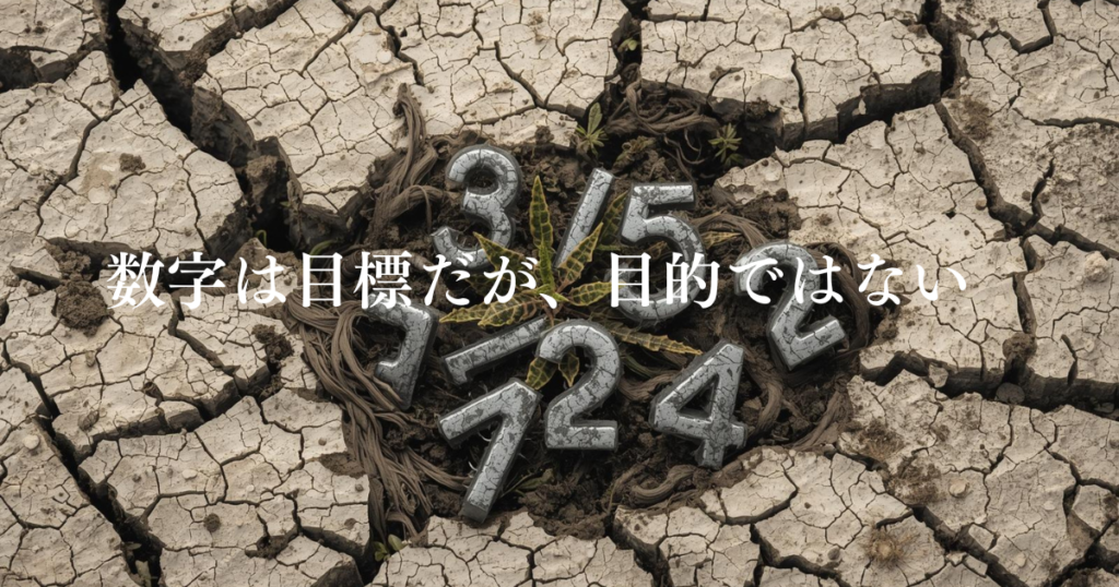 数字を追うほど組織が死んでいく。1億円の売上と引き換えに、あなたが失っている「見えない資産」の正体
