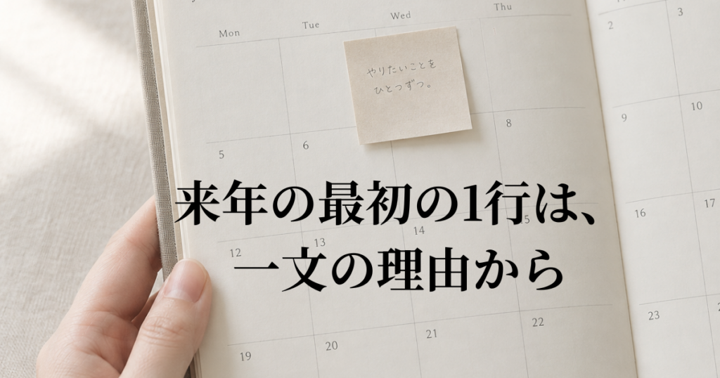 来年に向けて優先すべき改革　―　新しい制度の前に、判断の理由を整理する